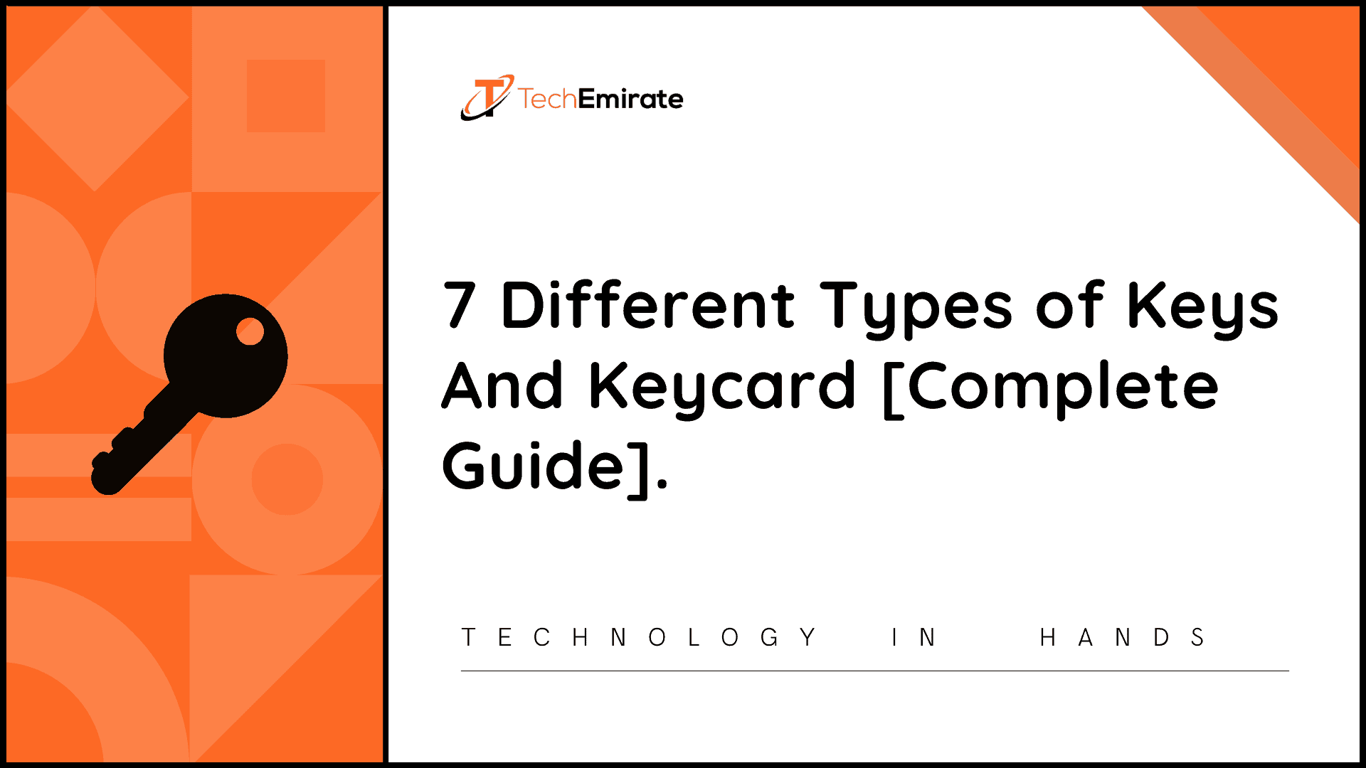 techemirate.com - Types of Keys