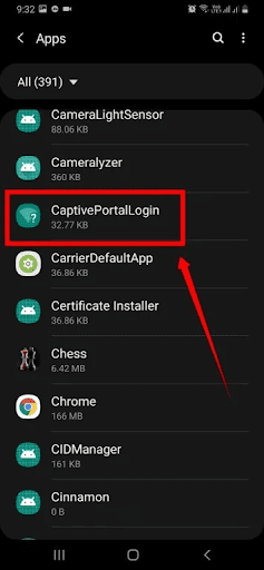 techemirate.com - CaptivePortalLogin on Android