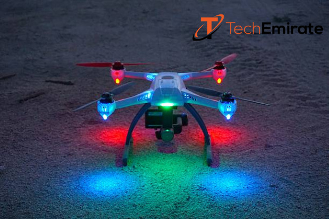 How Drones Look Like At Night?
